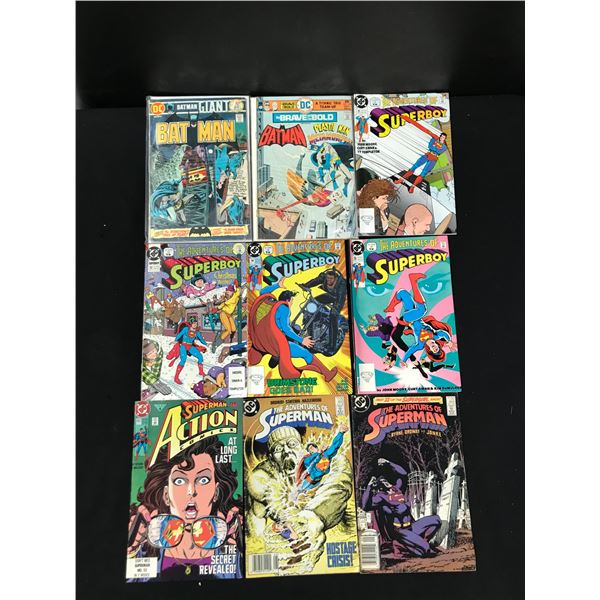 LOT OF 9 COMICS