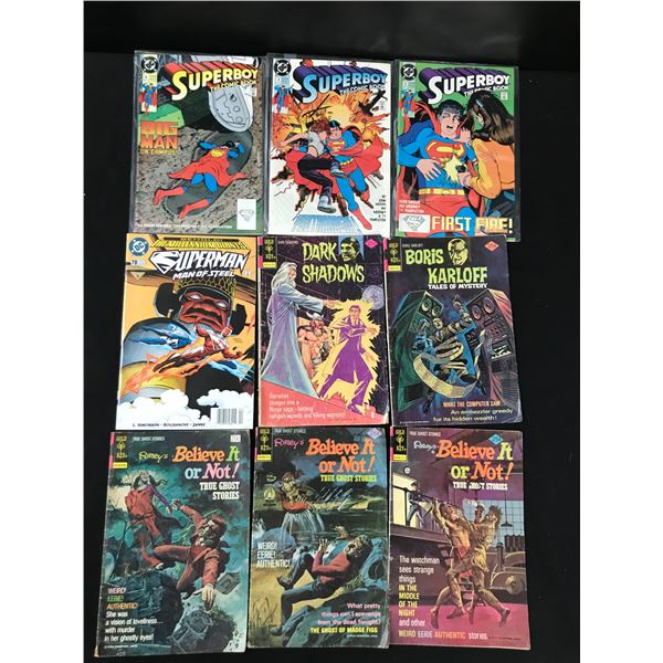 LOT OF 9 COMICS