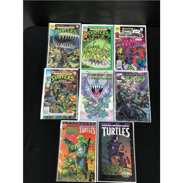 LOT OF 8 TEENAGE MUTANT NINJA TURTLE COMIC BOOKS