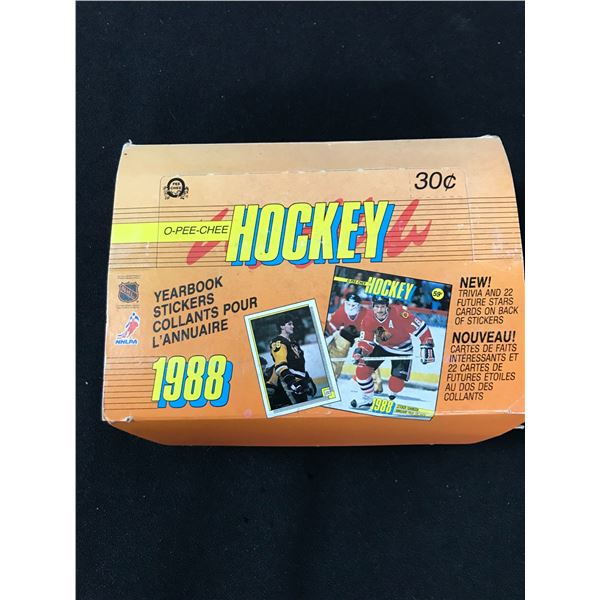 1988 O PEE CHEE HOCKEY YEARBOOK STICKERS