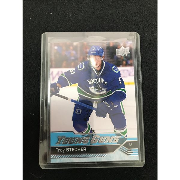 2016-17 UPPER DECK YOUNG GUNS TROY STECHER NO. 475