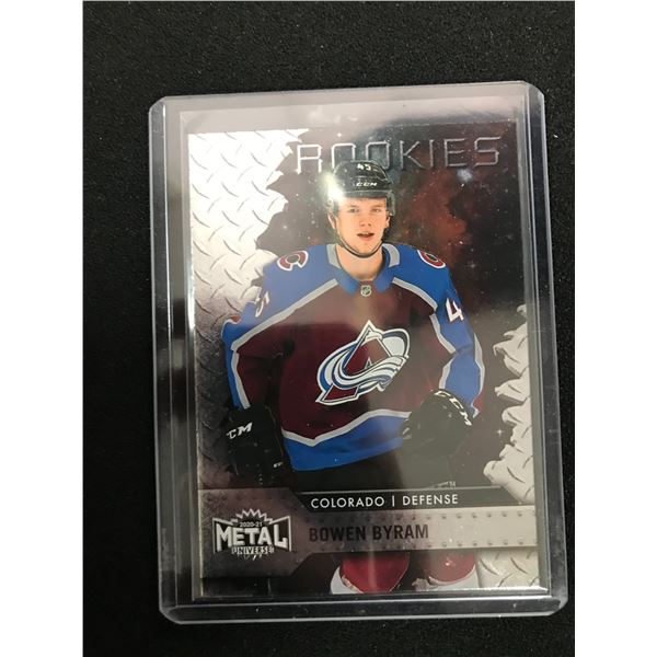 2020-21 METAL UNIVERSE BOWEN BYRAM ROOKIE CARD