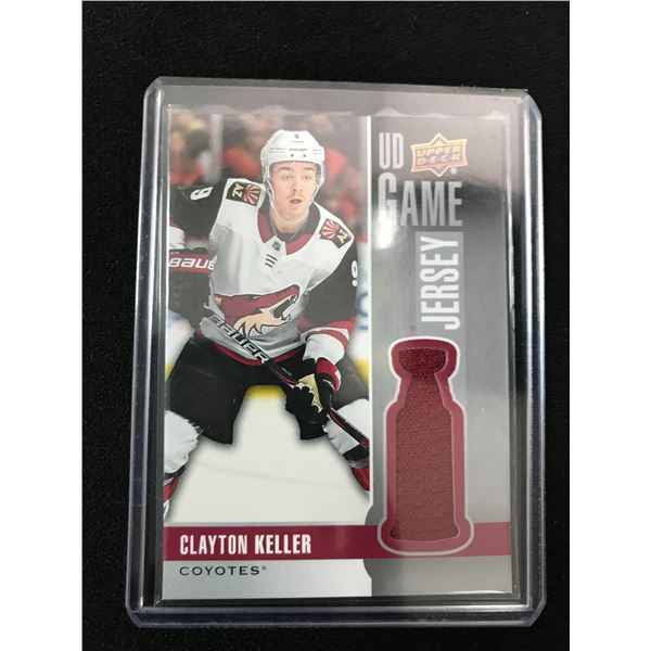 2019-20 UPPER DECK CLAYTON KELLER NO. GJ-CL PATCH CARD