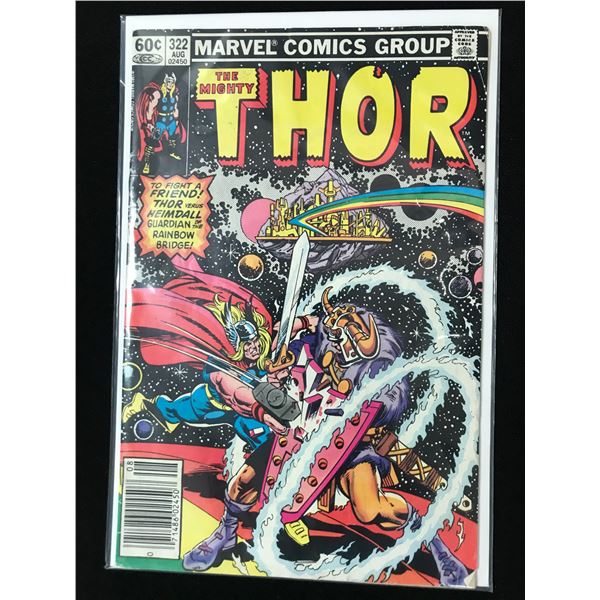 MARVEL COMICS THE MIGHTY THOR NO. 322