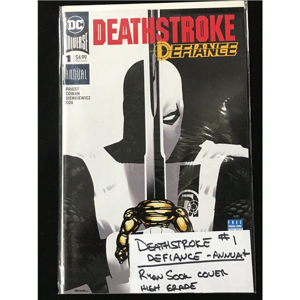 DC COMICS DEATHSTROKE NO. 1 (RYAN SOOK COVER)