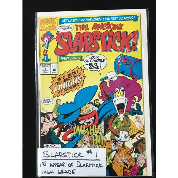 MARVEL COMICS THE AWESOME SLAPSTICK! NO. 1 (1ST APP SLAPSTICK)