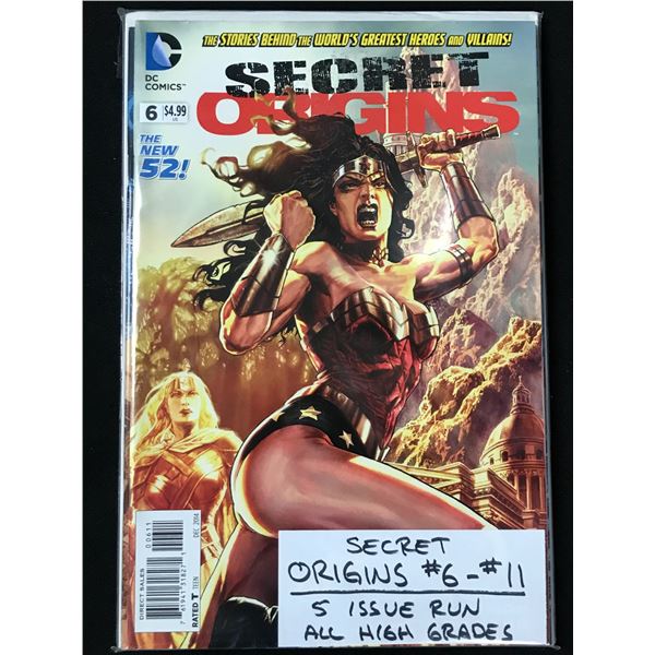 DC COMICS SECRET ORIGINS NO. 6-11