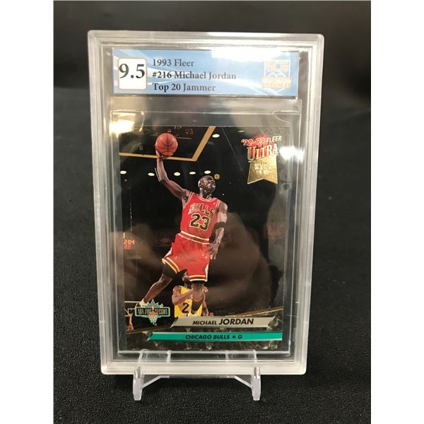 1993 FLEER MICHAEL JORDAN NO. 216 (GCG 9.5)