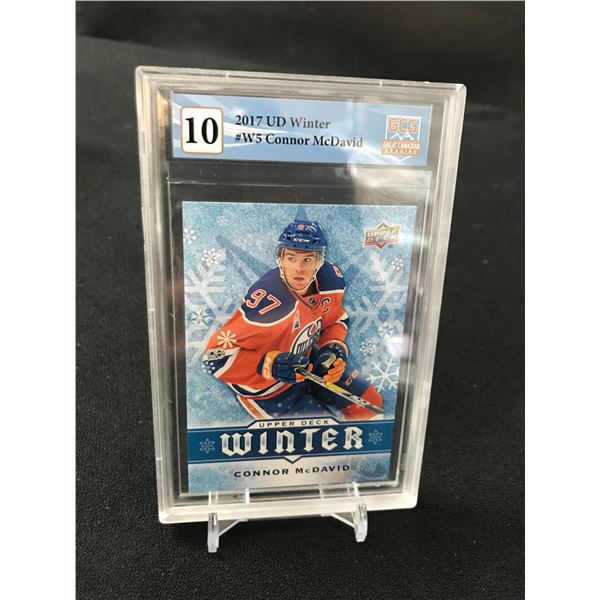 2017 UD WINTER CONNOR MCDAVID NO. W5 (GCG 10)