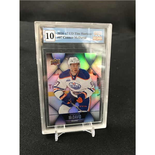 2016-17 UD TIM HORTONS CONNOR MCDAVID NO. 97 (GCG 10)