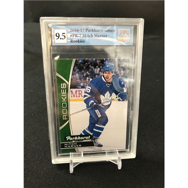 2016-17 PARKHURST GREEN ROOKIE CARD MITCH MARNER NO. PR-7  (GCG 9.5)