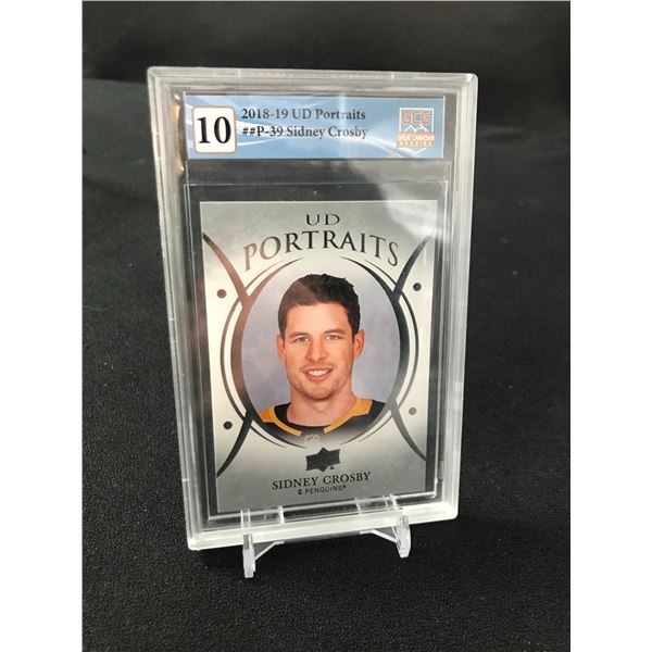 2018-19 US PORTRAITS SIDNEY CROSBY NO. P-39 (GCG 10)