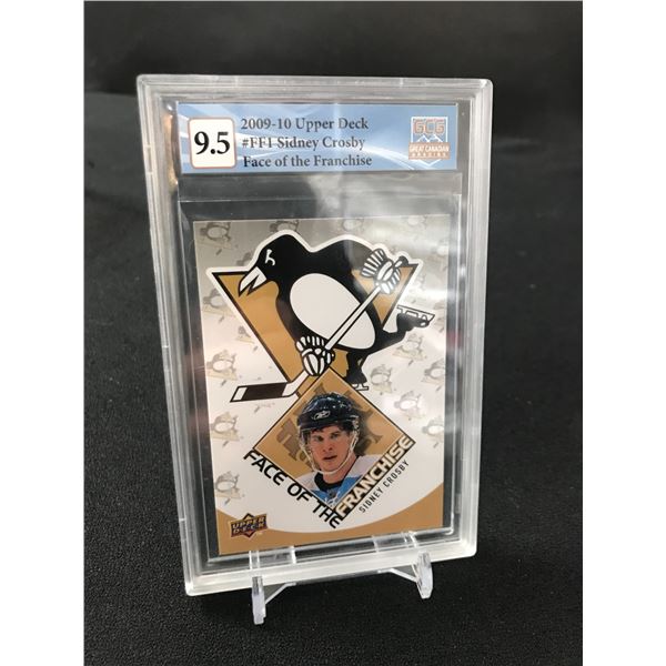 2009-10 UPPER DECK SIDNEY CROSBY NO. FF1 (GCG 9.5)