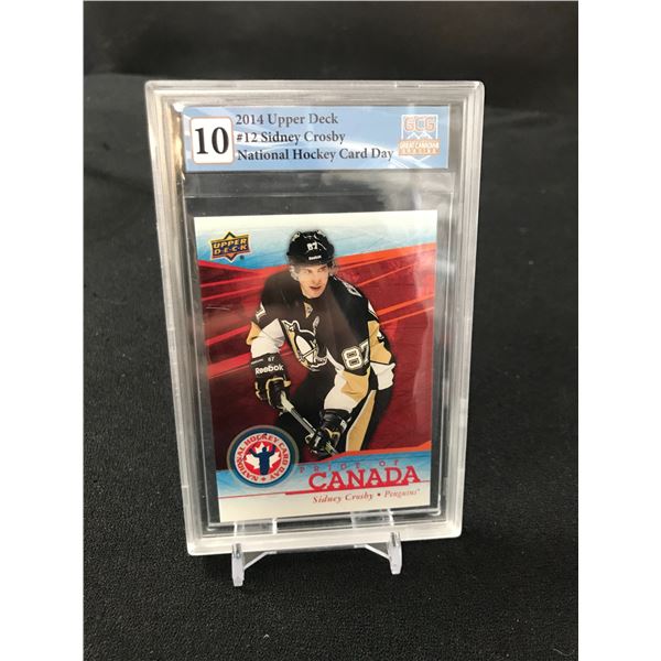 2014 UPPER DECK SIDNEY CROSBY NO. 12 (GCG 10)