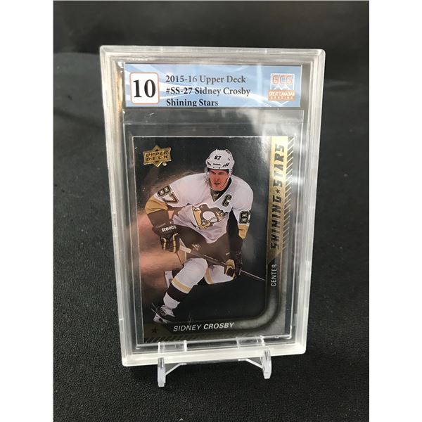 2015-16 UPPER DECK SIDNEY CROSBY NO. SS-27 (GCG 10)