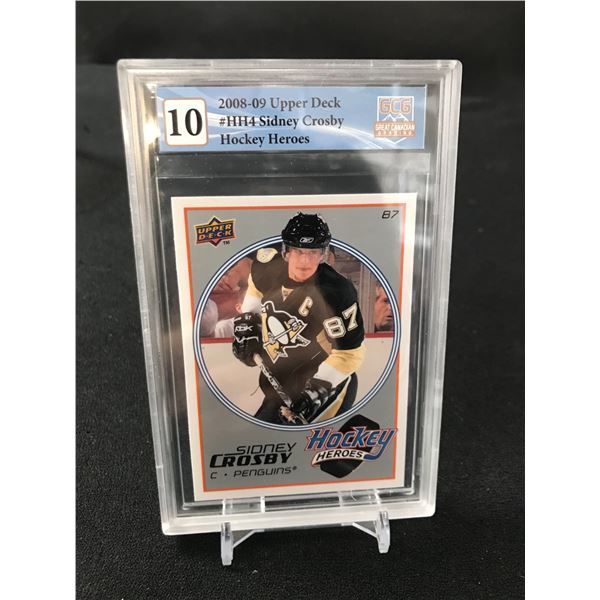 2008-09 UPPER DECK SIDNEY CROSBY NO. HH4 (GCG 10)