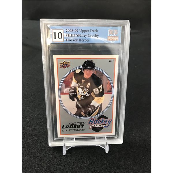 2008-09 UPPER DECK SIDNEY CROSBY NO. HH4 (GCG 10)