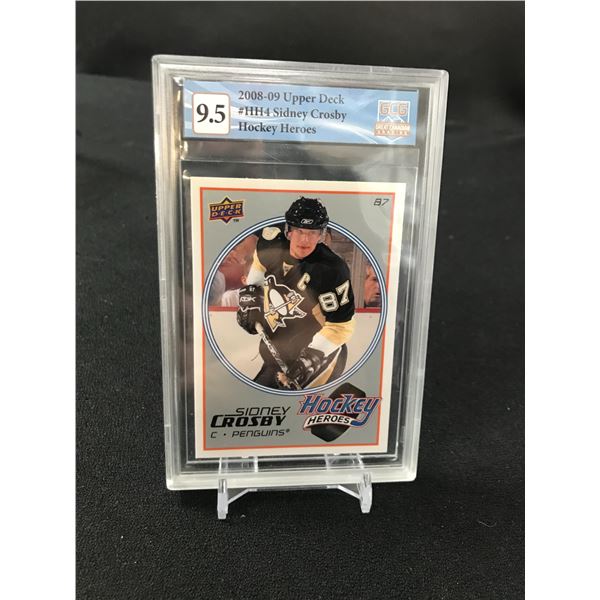 2008-09 UPPER DECK SIDNEY CROSBY NO. HH4 (GCG 9.5)