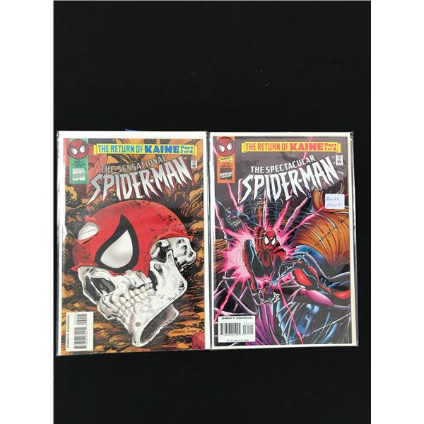 LOT OF  2 THE SPECTACULAR SPIDER-MAN  COMICS (MARVEL COMICS)