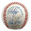 Image 2 : 1991 BOSTON RED SOX TEAM SIGNED BASEBALL (25) WADE BOOGS, ROGER CLEMENS (BECKETT COA)