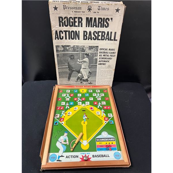 1962 PRESSMAN ROGER MARIS ACTION BASEBALL GAME W BOX