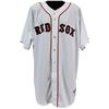 Image 1 : DAVID WELLS SIGNED AND GAME USED BOSTON RED SOX BASEBALL JERSEY (BECKETT COA)