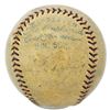 Image 2 : BABE RUTH AND LOU GHERIG SIGNED 1934 OFFICIAL AMERICAN LEAGUE BASEBALL (JSA LOA)