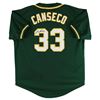 Image 1 : JOSE CANSECO SIGNED OAKLAND ATHLETICS BASEBALL JERSEY (JSA COA)