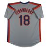 Image 1 : DARRYL STRAWBERRY SIGNED NY METS BASEBALL JERSEY (BECKETT COA)