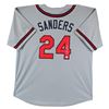 Image 1 : DEION SANDERS SIGNED ATLANTA BRAVES BASEBALL JERSEY (BECKETT COA)