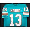 Image 2 : DAN MARINO SIGNED AND CUSTOM FRAMED MIAMI DOLPHINS JERSEY (BECKETT COA)