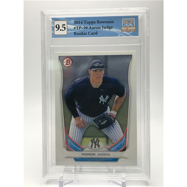 2014 TOPPS BOWMAN AARON JUDGE ROOKIEC ARD (GCG 9.5)