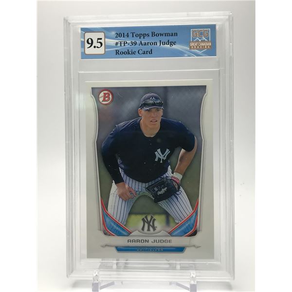 2014 TOPPS BOWMAN AARON JUDGE ROOKIEC ARD (GCG 9.5)