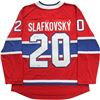 Image 1 : JURAJ SLAFKOVSKY SIGNED MONTREAL CANADIANS JERSEY (FANATICS COA)