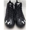 Image 4 : RUSSELL WILSON SIGNED UNDERARMOUR FOOTBALL CLEATS (BECKETT/WILSON COA)