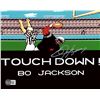 Image 1 : BO JACKSN SIGNED TECHNO BOWL 8 X 10 (BECKETT COA)