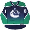 Image 2 : PAVEL BURE SIGNED VANCOVER CANUCKS REVERSE RETRO JERSEY (FROZEN POND COA)