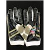 Image 3 : PATRICK PETERSON DUAL SIGNED GAME USED FOOTBALL GLOVES (PHOTO MATCHED CARDINALS COA)