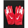 Image 1 : DEVON KENNARD DUAL SIGNED GAME USED FOOTBALL GLOVES (PHOTO MATCHED CARDINALS COA)