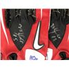 Image 2 : MICHAEL FLOYD DUAL SIGNED GAME USED FOOTBALL GLOVES (PHOTO MATCHED CARDINALS COA)