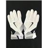 Image 1 : MICHAEL FLOYD DUAL SIGNED GAME USED FOOTBALL GLOVES (PHOTO MATCHED CARDINALS COA)