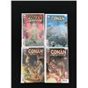 Image 1 : LOT OF 4 MARVEL  CONAN THE BARBARIAN COMIC BOOKS