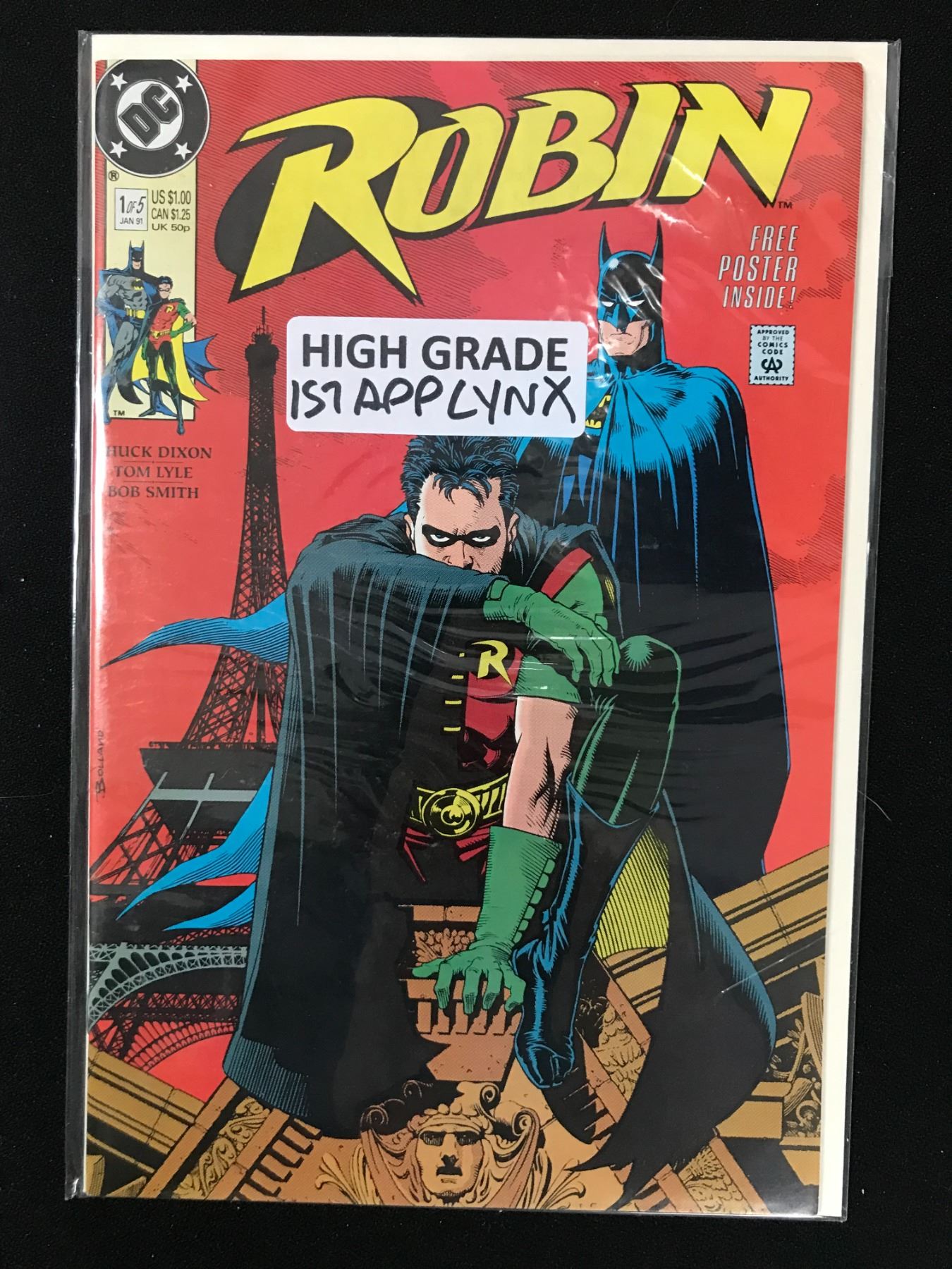 Robin Dc Comics First Issue DC COMICS ROBIN NO. 1 (1ST APP LYNX)