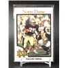 Image 1 : 1990 NOTRE DAME FIGHTING IRISH #10/60 RAGHIB ISMAIL