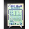 Image 2 : 1990 O-PEE-CHEE #106 GREG ADAMS AUTOGRAPHED