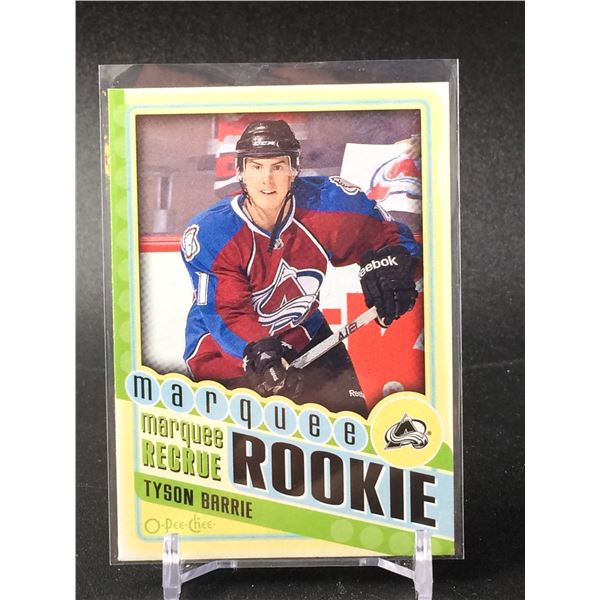 2012-13 O-PEE-CHEE #562 TYSON BARRIE MARQUEE ROOKIE