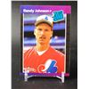 Image 1 : 1989 DONRUSS #42 RANDY JOHNSON ROOKIE RATED