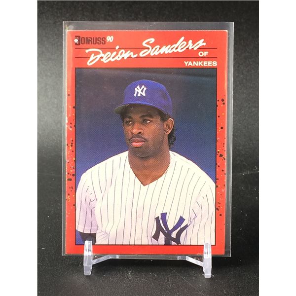 1990 DONRUSS NO. 427 DEION SANDERS ROOKIE CARD