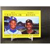 Image 1 : 1990 FLEER #710 KEN GRIFFEY JR AND BARRY BOND SECOND GENERATION STARS