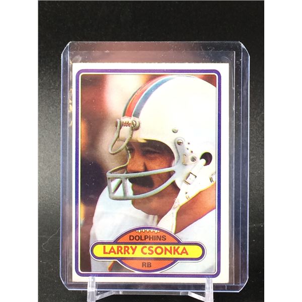 1980 TOPPS LARRY CSONKA DOLPHINS